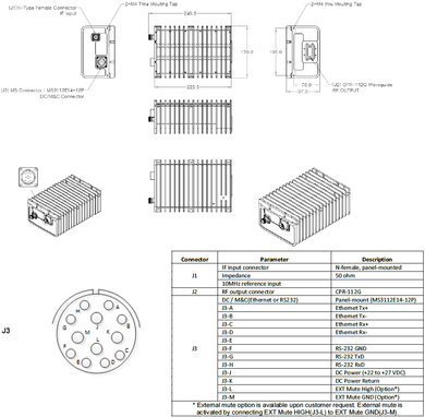 Product image for 10W X-Band BUC-100270