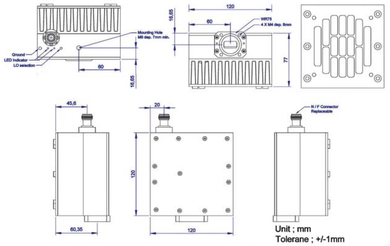 Product image for 20W Low Ku-Band BUC