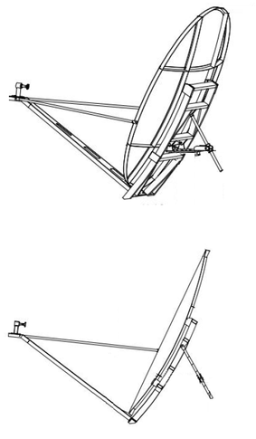 Product image for ANCHOR 1.8m Ku-Band Earth Station Antenna (Reflector)