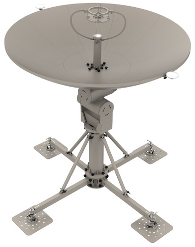 Product image for WAYFARER 1.5m Ka-Band Auto X/Y Flyaway Antenna