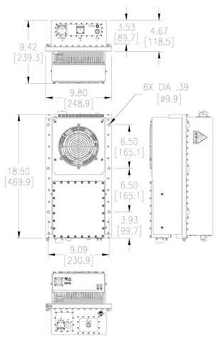 Product image for 250W S-Band GaN SSPA