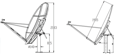 Product image for 1.8m C-Band Earth Station Antenna