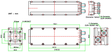 Product image for 1000 Ku-Band Simultaneous Band Auto Ref PLL LNB