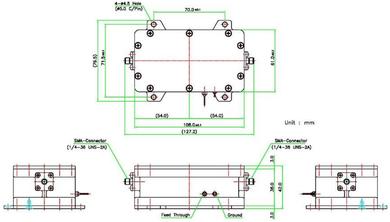 Product image for 1000 Single Band X-Band EXT REF BDC