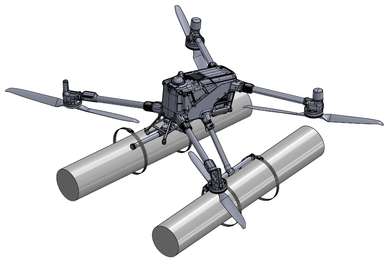 Product image for Pontoon Kit for Water Sampling Drone, Matrice 400