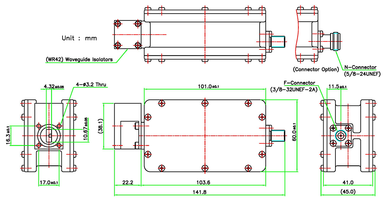 Product image for Single Band Ka-Band PLL LNB
