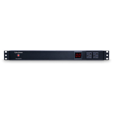 CyberPower PDU20M2F8R 10-Outlet (2 Front, 8 Rear), Rack Mount Metered Power Distribution Unit (PDU)