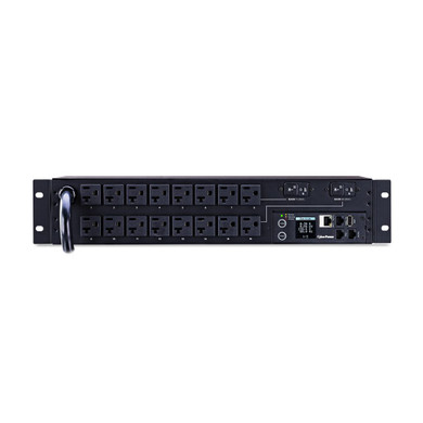 CyberPower PDU31003 16-Outlet (Front), 2U Rack Mount Monitored Power Distribution Unit (PDU)