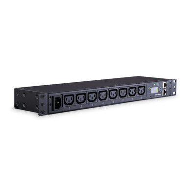 CyberPower PDU15MHVIEC8FNET 8-Outlet (Front), 1U Rack Mount Monitored Power Distribution Unit (PDU)