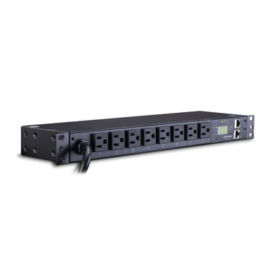 CyberPower PDU15M8FNET 8-Outlet (Front), 1U Rack Mount Monitored Power Distribution Unit (PDU)