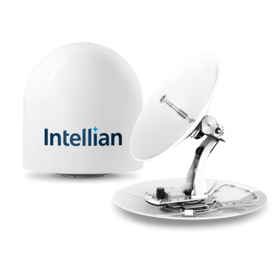 Intellian v100E 1.05m Ku-band Maritime VSAT Antenna System incl 6W (NJRC) BUC & PLL LNB