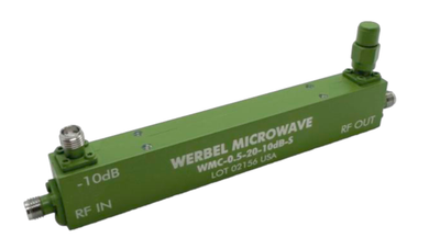 WERBEL MICROWAVE WMC-1-20-10dB-S Directional Coupler, 1-20GHz, 10dB, SMA Female