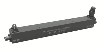 Microwave Filter Company DC-0308-050-10SF Directional Coupler, 0.3-8GHz, 10dB, SMA Female