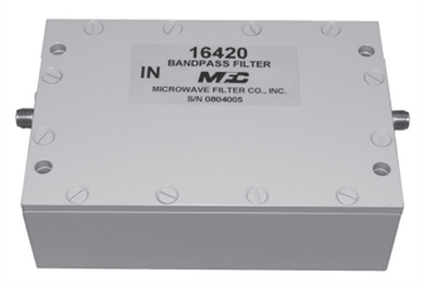 Microwave Filter Company 16420 ISM (2.4 GHz) Full Band Bandpass Filters