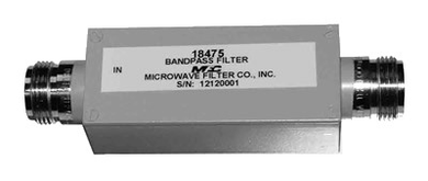Microwave Filter Company 18475 Mobile Radio (450-470 MHz) Bandpass Filter