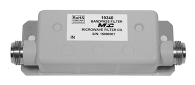 Microwave Filter Company 19340 Mobile Radio (Tetrapol - Euro) Bandpass Filter
