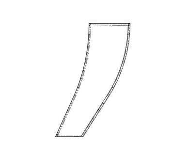 Cobham S-111777-2 Radome Panel FAB, 168 IN, Lower, White/Foam