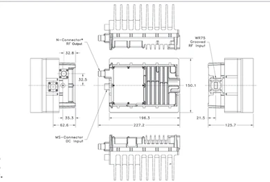 Product image for KU-BAND 8W NON-INVERTED EOL