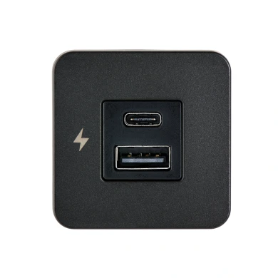 Scanstrut SC-TILE-10 USB-A & C Interior Charging Socket - Black Bezel