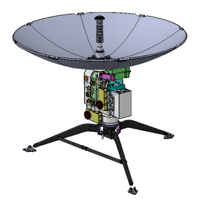 Product image for 1.2m Switchable Ku/Ka-Band Feed Flyway Station Antenna