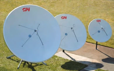 CPI 1374-5330 3.7 Meter C-Band, Circular Antenna, 1374