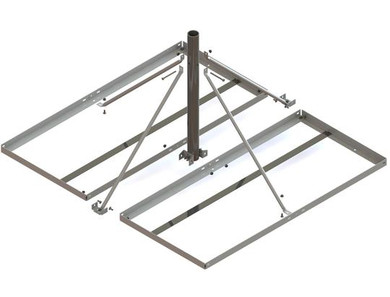 Global Skyware 8001088-01 - 4’ x 4’ Non-Penetrating Roof Mount - Ka-Band for 74cm-1.2m