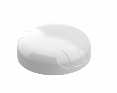 PUCK 2W, 2-in-1 Transportation & IoT/M2M Antenna; 698 - 3800 MHz; 2X2 LTE (MIMO), 6dBi (White)