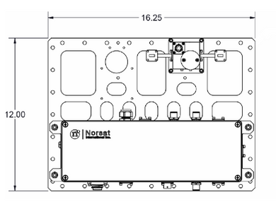 Norsat RSLNBX11NMP Redundant Switch 1:1 LNB, X-band