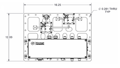 Norsat RSLNBC12FP Redundant Switch 1:2 LNB, C-band