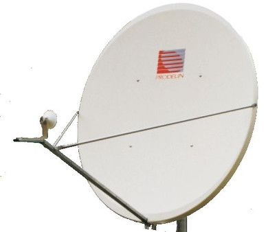 CPI 1241-3110 2.4 Meter C & Ku-Band-Linear Rx/Tx Antenna