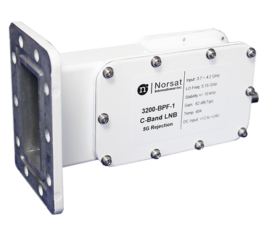 Norsat 3000F-BPF-1 C-Band 5G LNB and Band Pass Filter