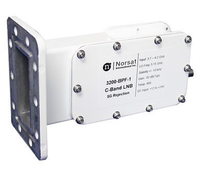 Norsat 3000F-BPF-4 C-Band 5G LNB and Band Pass Filter