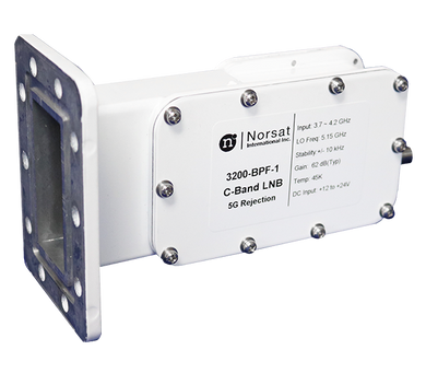 Norsat 3000F-BPF-7 C-Band 5G LNB and Band Pass Filter