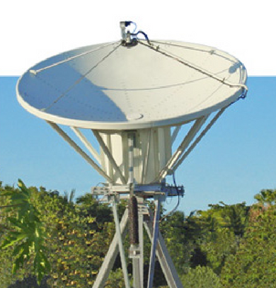 Kratos 4.5 Meter High Wind Earth Station Antenna
