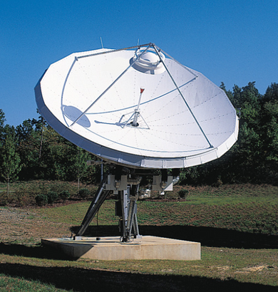 Kratos 7.6 Meter Earth Station Antenna