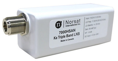 Norsat 7100HUAN Quad-Band Ka-Band PLL LNB -  7000 Series