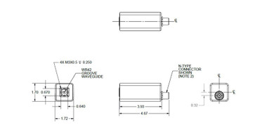 Product image for 7000 Quad-Band Ka-Band PLL LNB