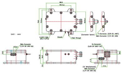 Norsat 9000 Series BDC-9000AFC Ka-Band Single-band BDC