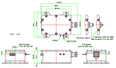 Product image for Single-Band Ka-Band BDC (10 kHz max.)