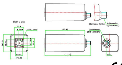 Product image for 9000X-2 Ka-Band Ext Ref LNB