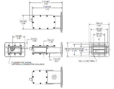 Product image for C-Band 5G Rejection LNB and Switching Bandpass Filter