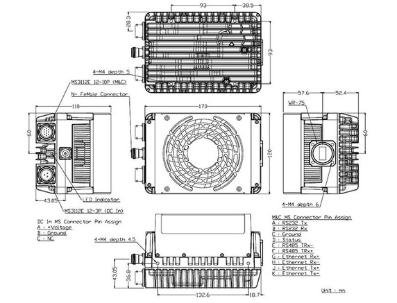 Product image for ELEMENT 16W Ku-Band MINIBUC (High Temperature Range)