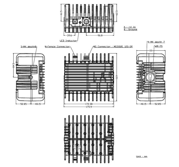 Product image for ELEMENT 8W Ku-Band MINIBUC (High Temperature Range)