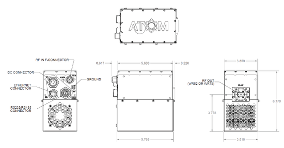 Norsat ATOMBKUG080E2 80W Ku-Band BUC