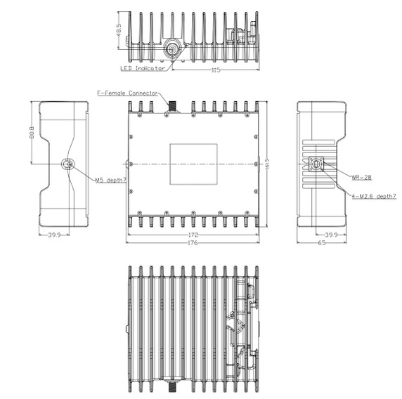 Product image for ELEMENT 5W Ka-Band BUC (High Temperature Range) Product image for ELEMENT 5W Ka-Band BUC (High Temperature Range)