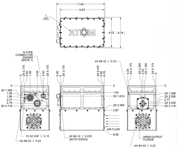 Product image for ATOM 50W Ka-Band SSPA