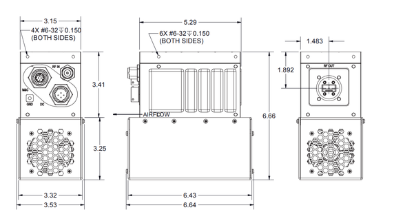 Product image for ATOM 40W Ku-Band SSPA