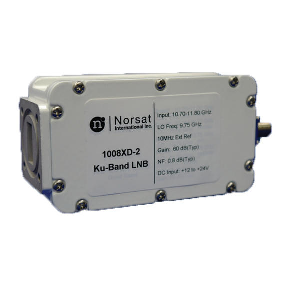 Norsat 1000 Series 1008XD-2 Ku-Band Single-Band LNB