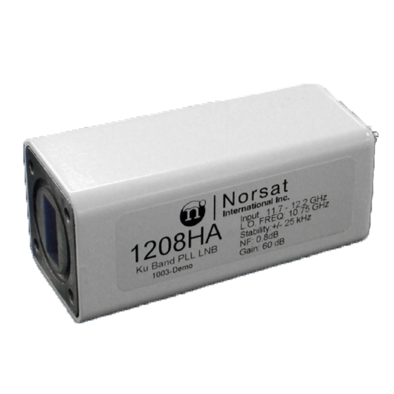 Norsat 1000 Series 1107HAN Ku-Band Single-Band LNB