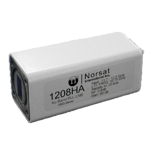 Norsat 1000 Series 1108HCF Ku-Band Single-Band LNB